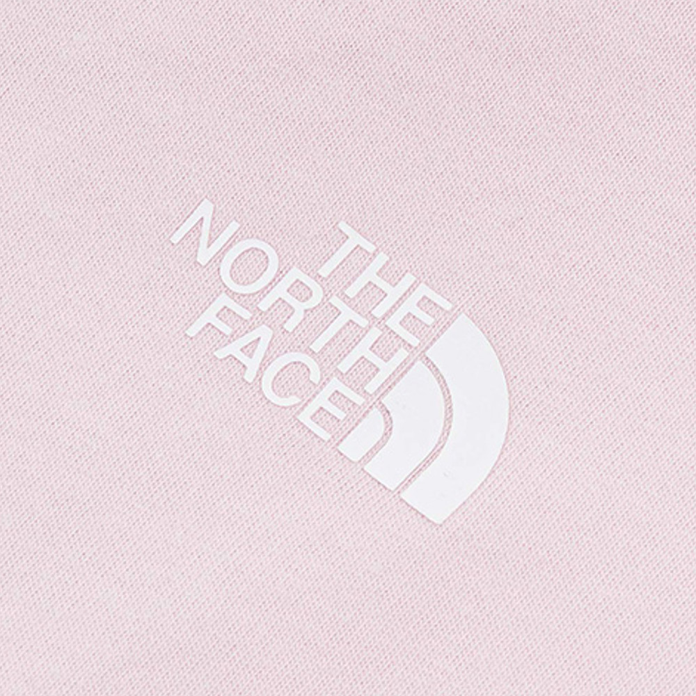The North Face北面女款粉色純棉舒適短袖T恤｜8F0VBP6