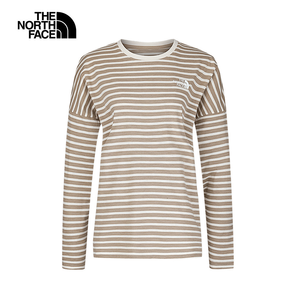 The North Face北面女款棕色舒適柔軟長袖上衣｜8F0UBOX