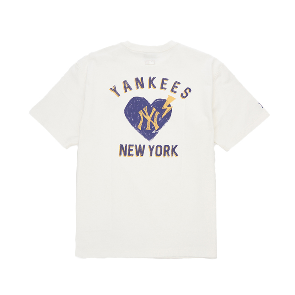 MLB 短袖T恤 Heart系列 紐約洋基隊 (3ATSH0254-50IVS)