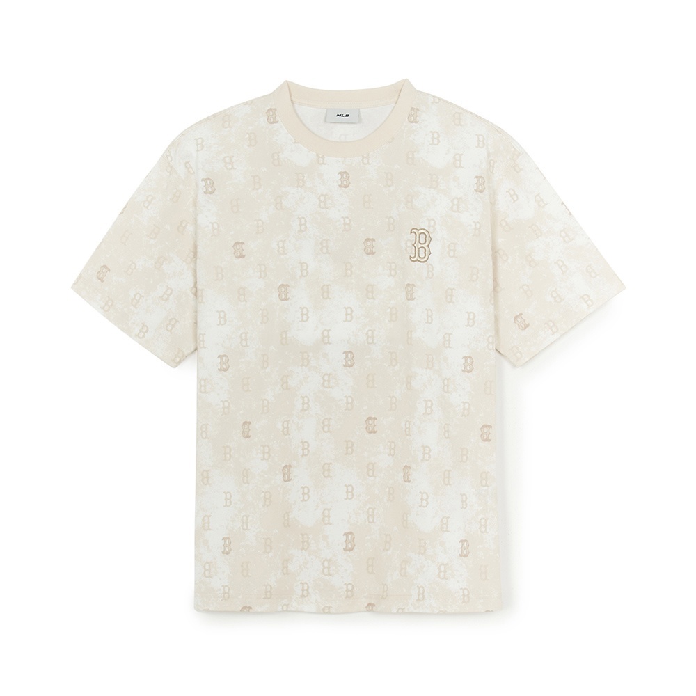 MLB 短袖T恤 Monogram系列 波士頓紅襪隊 (3ATSM0954-43SAL)
