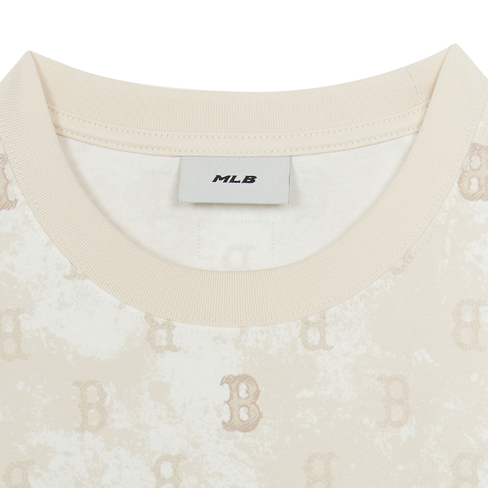 MLB 短袖T恤 Monogram系列 波士頓紅襪隊  (3ATSM0954-43SAL)