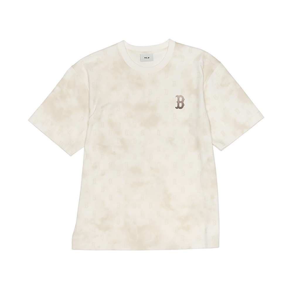 MLB 短袖T恤 Monogram系列 波士頓紅襪隊 (3ATSM1054-43SAL)