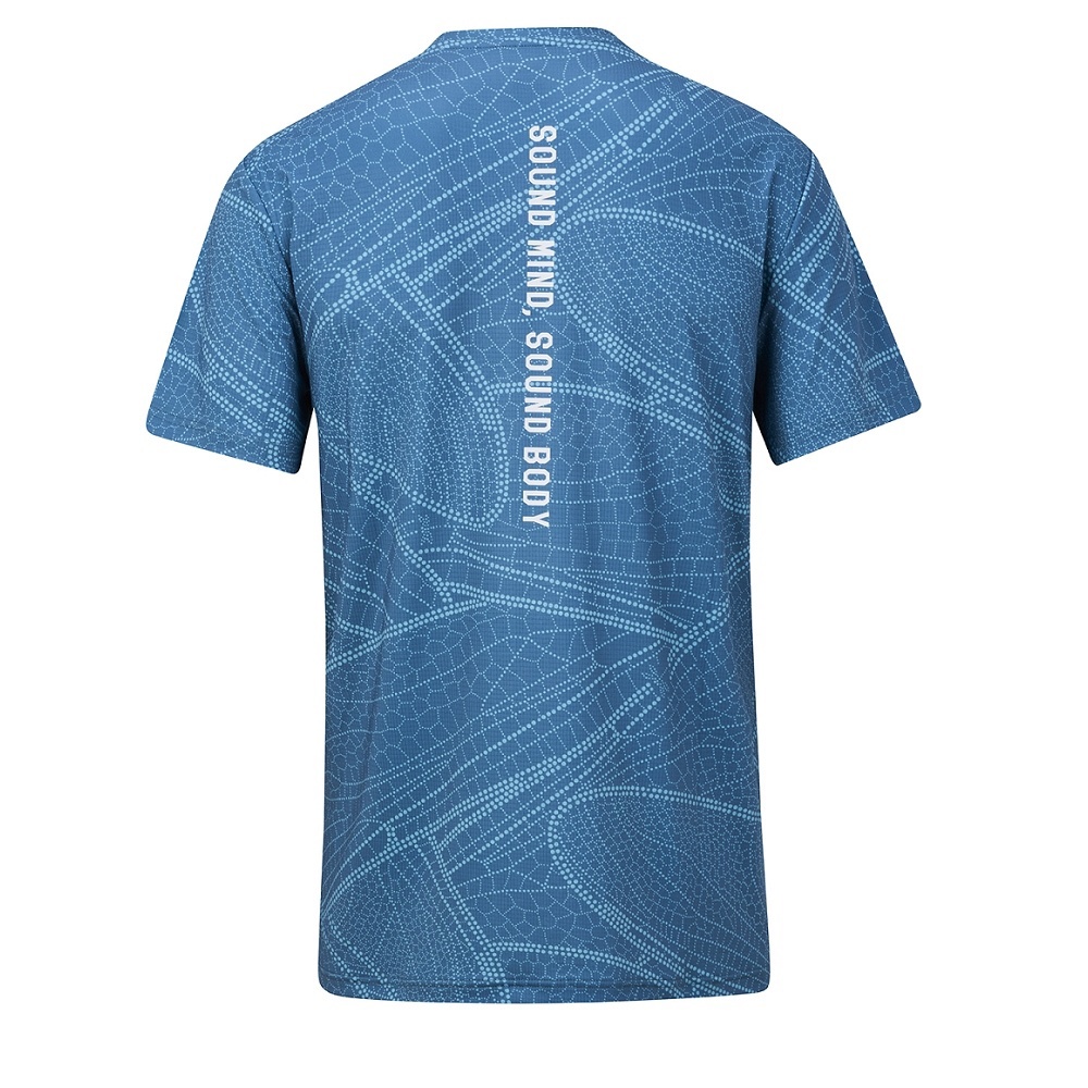 短袖上衣 男款 亞洲版 跑步上衣 2011D490-400