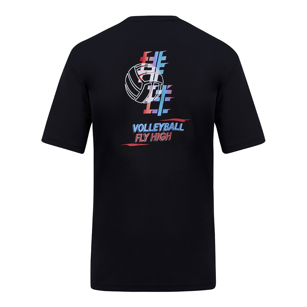 短袖上衣 男女中性款 漢字 亞洲版 排球上衣 2053A270-001