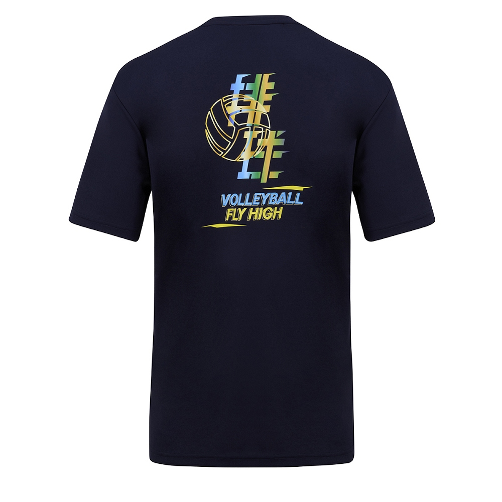 短袖上衣 男女中性款 漢字 亞洲版 排球上衣 2053A270-400