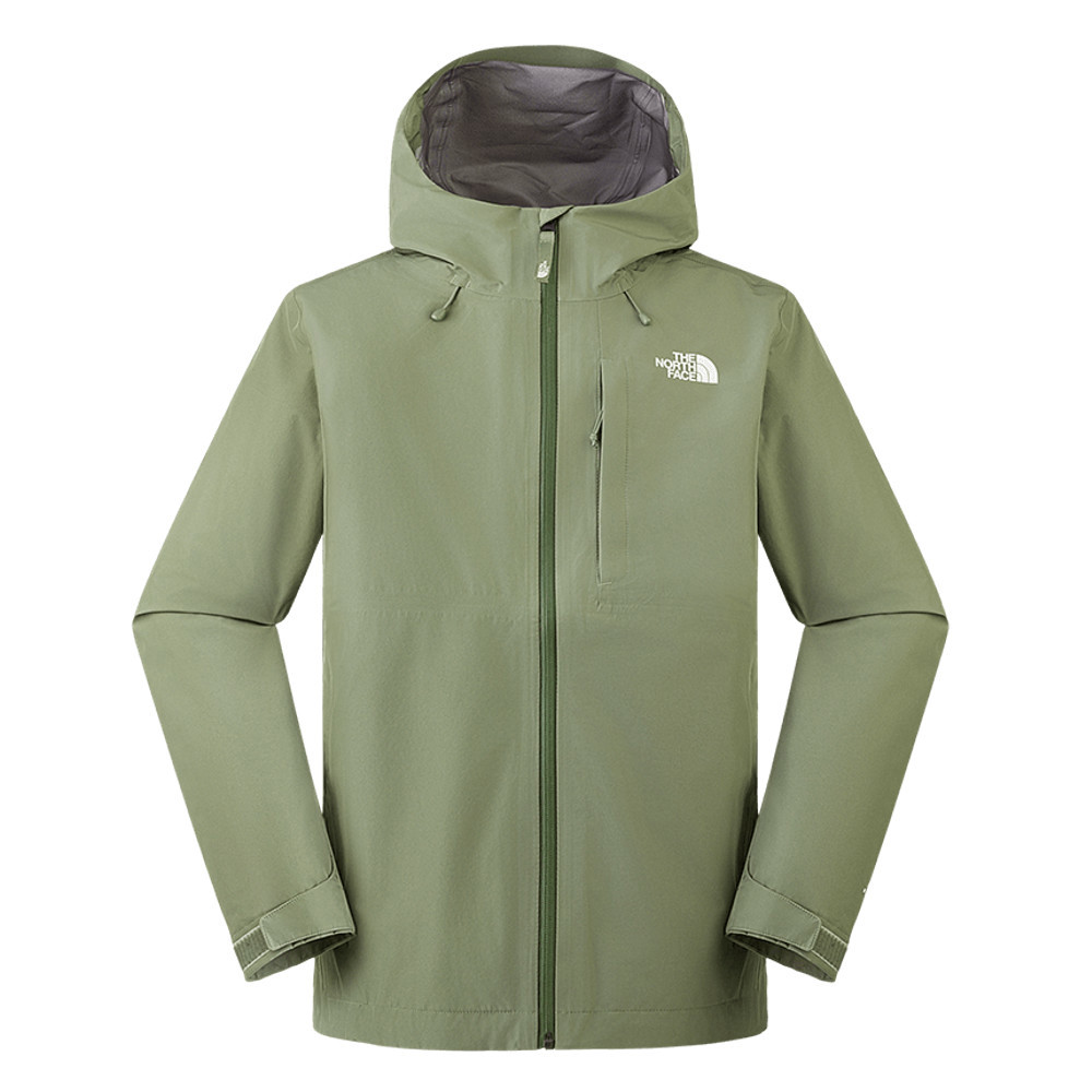 The North Face北面男款綠色FUTURELIGHT防水透氣衝鋒衣｜8DF0BO9