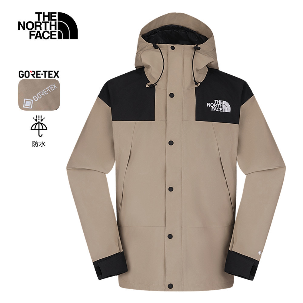 The North Face 經典ICON男款棕色GTX專業防水衝鋒衣｜831MDHO｜Gore-Tex衝