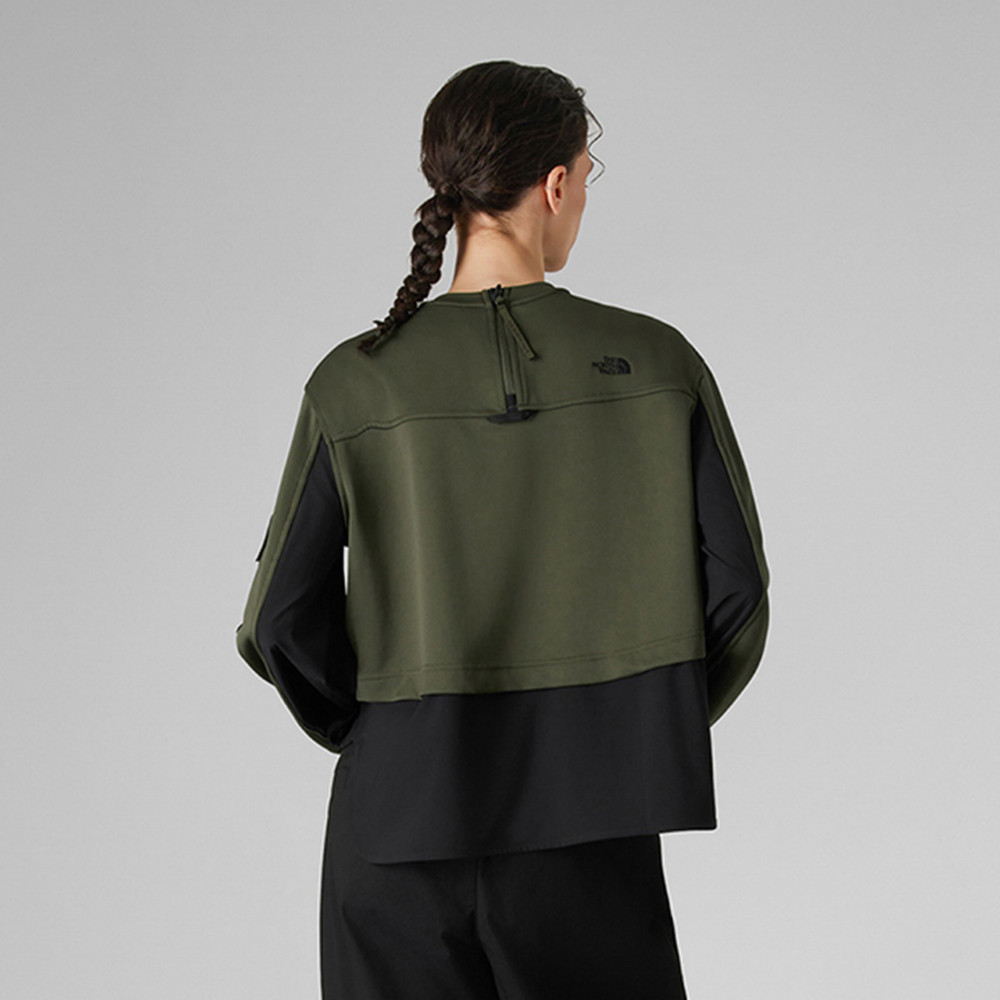 UE女款灰褐色UPF防曬長袖上衣｜8E8621L