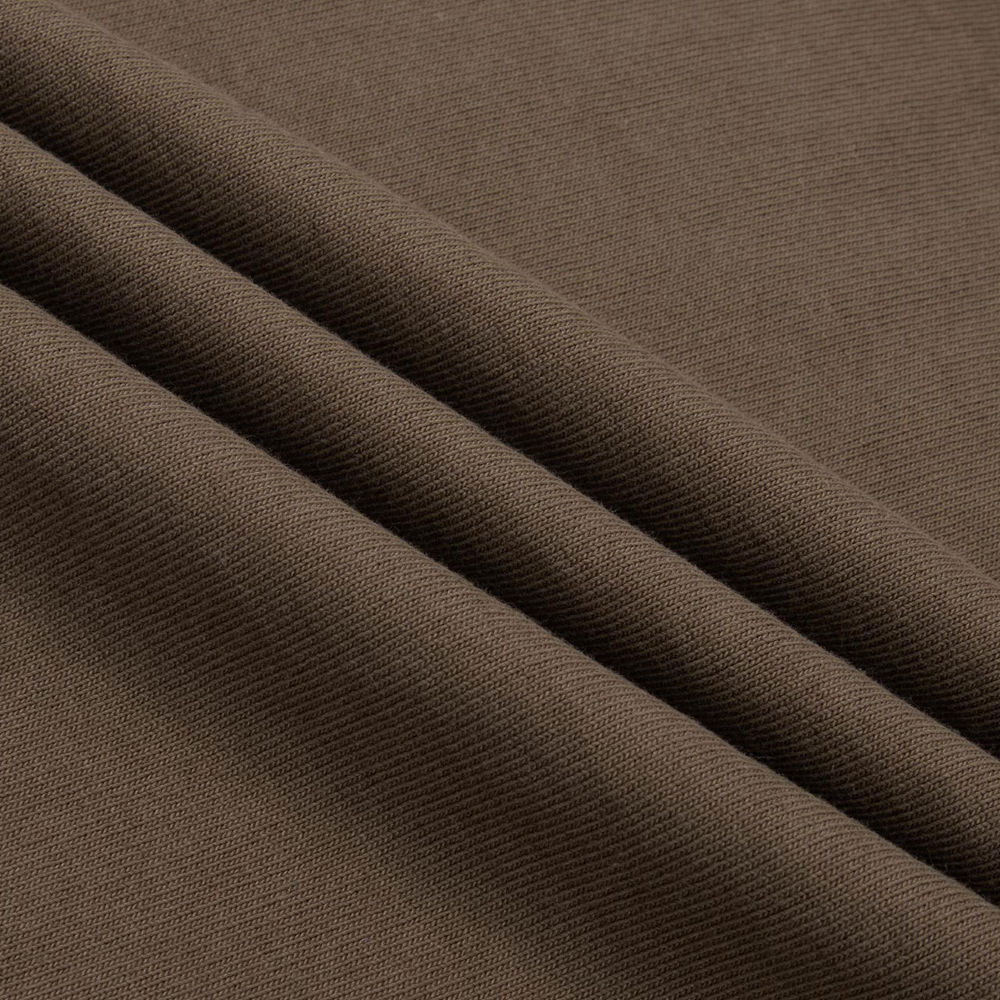 UE男款棕色純棉長袖上衣｜8BTK1OI