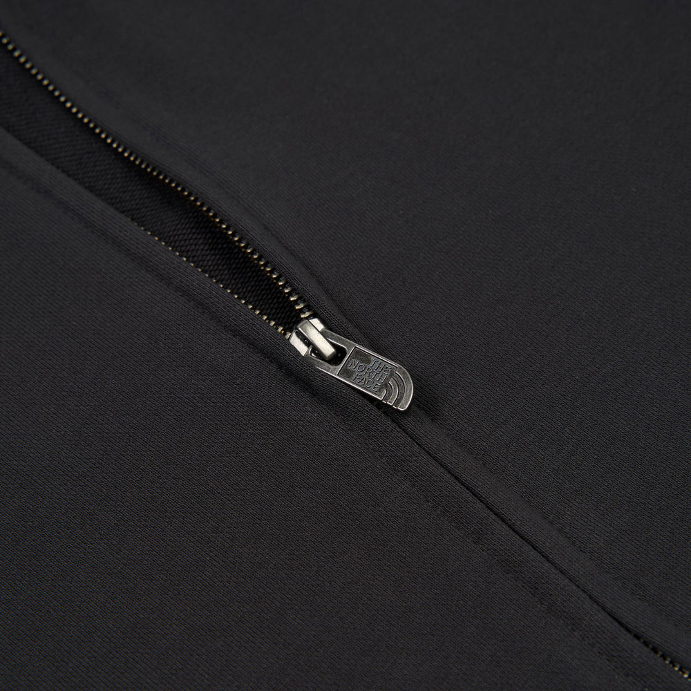 The North Face北面男女款黑色連帽外套｜8F0HJK3