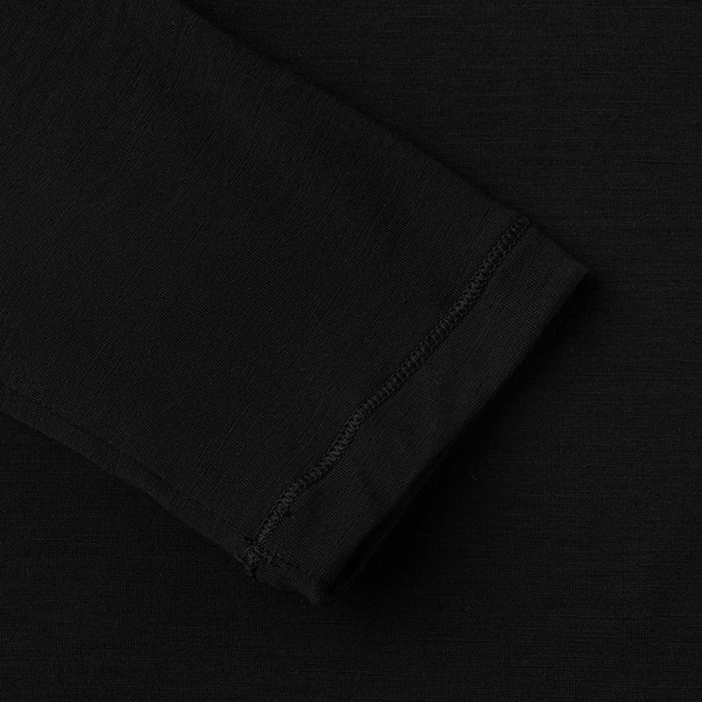 The North Face北面女款黑色長袖上衣｜8DRKJK3