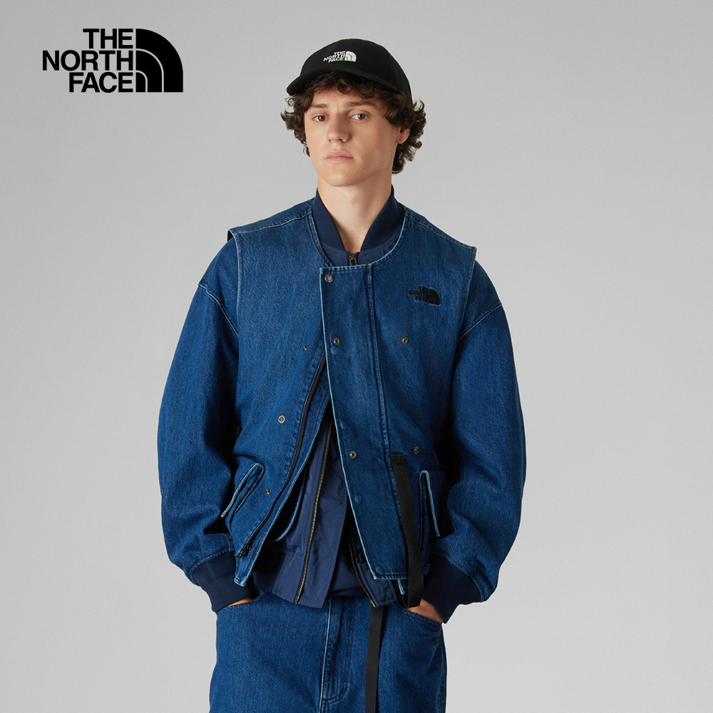 UE男款藍色丹寧背心｜8E5ND1R