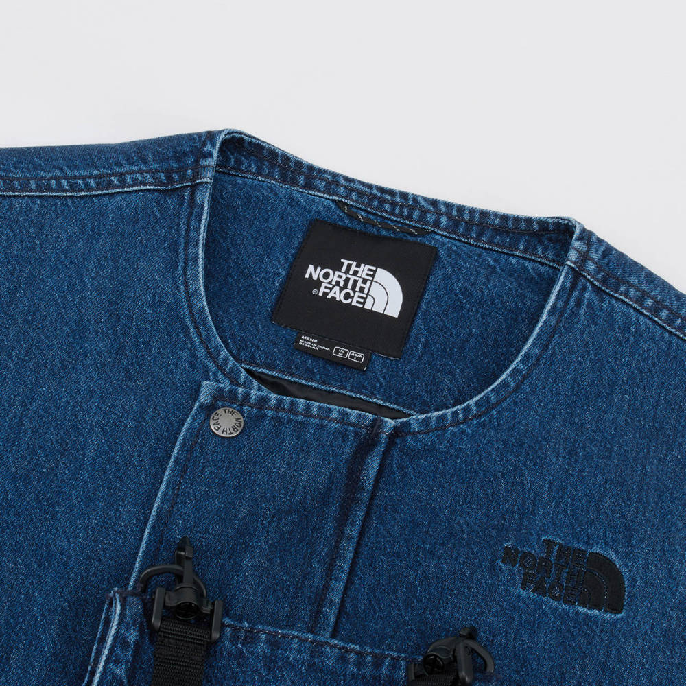 UE男款藍色丹寧背心｜8E5ND1R