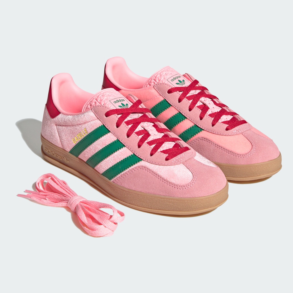 Adidas GAZELLE INDOOR 運動休閒鞋｜經典風格絨布鞋－威勁運動用品