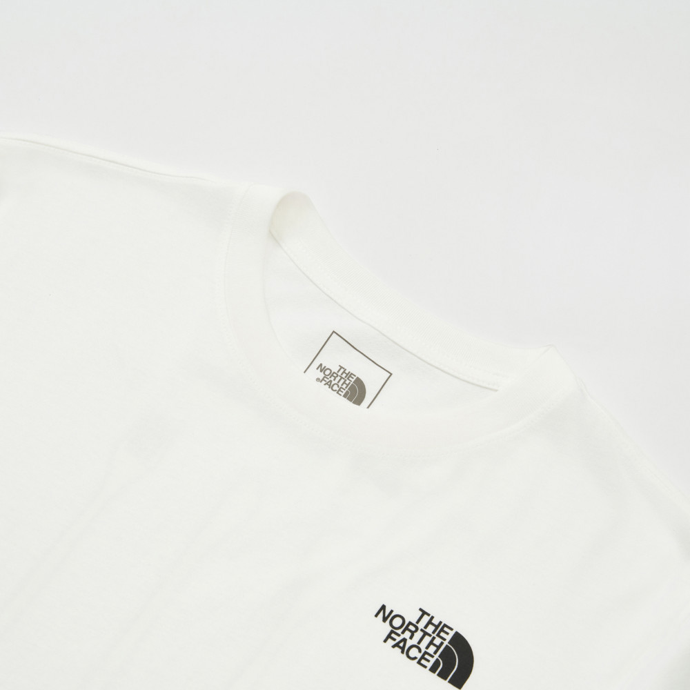 The North Face北面男款白色露營餐具印花短袖T恤｜8E9AFN4