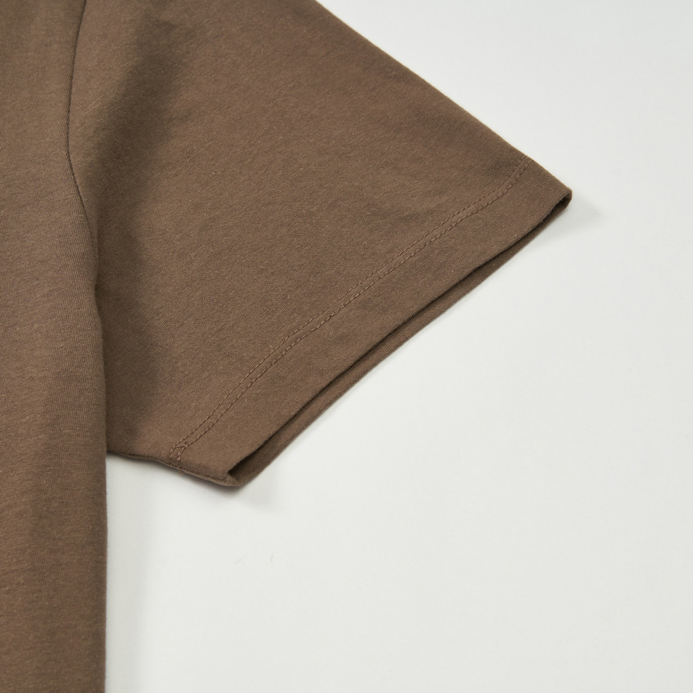 The North Face北面男款棕色概念性印花短袖T恤｜8E9F1OI