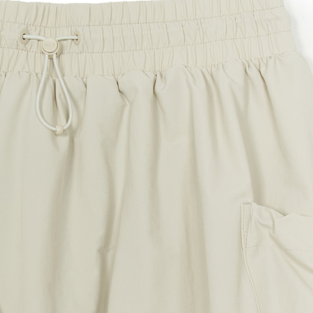 MLB 抗UV 泡泡裙 燈籠裙 口袋短裙 波士頓紅襪隊 (3FSKB0154-43CRD)