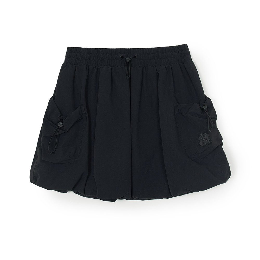MLB 抗UV 泡泡裙 燈籠裙 口袋短裙 紐約洋基隊 (3FSKB0154-50BKS)