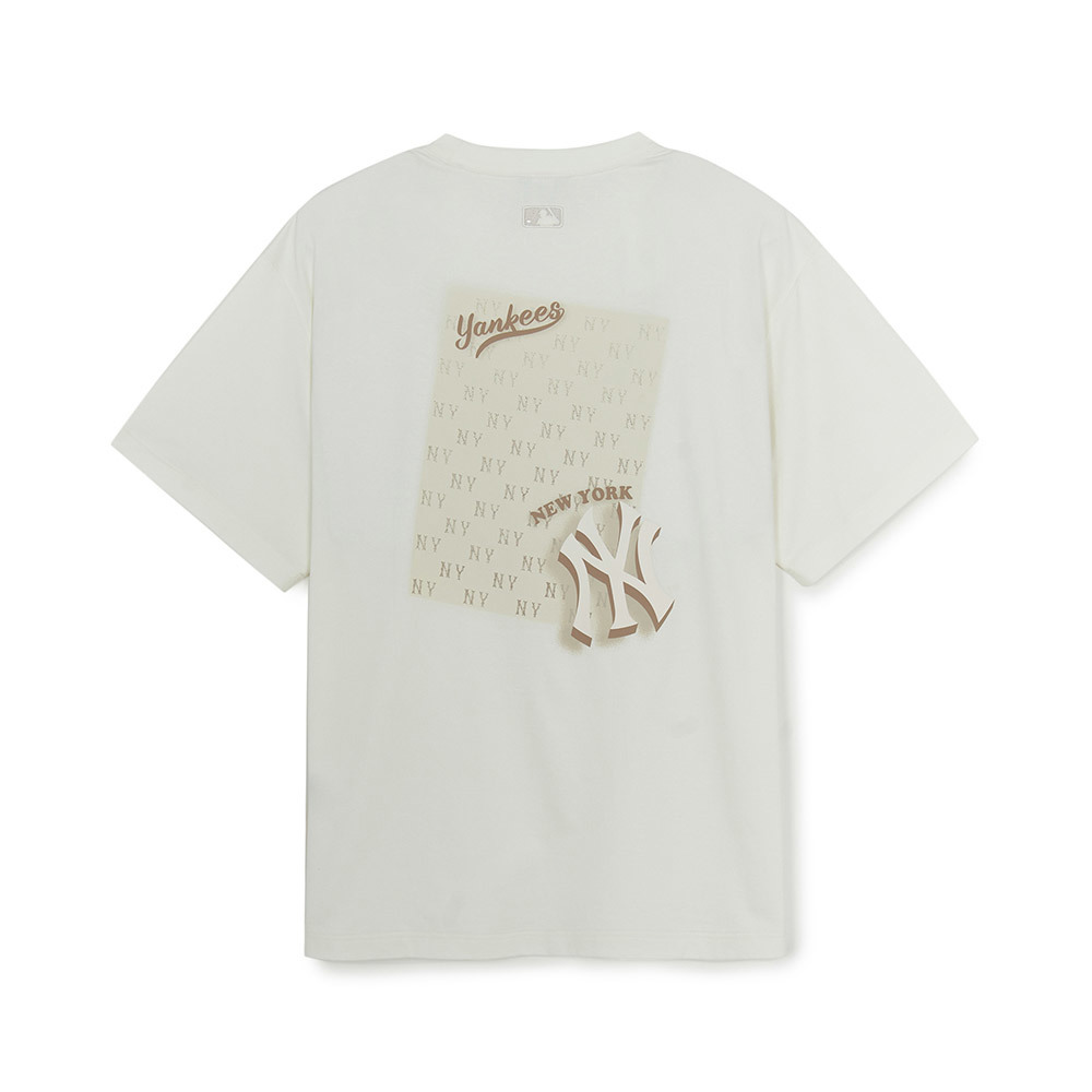 MLB 短袖T恤 Monogram系列 紐約洋基隊 (3ATSM0554-50IVS)