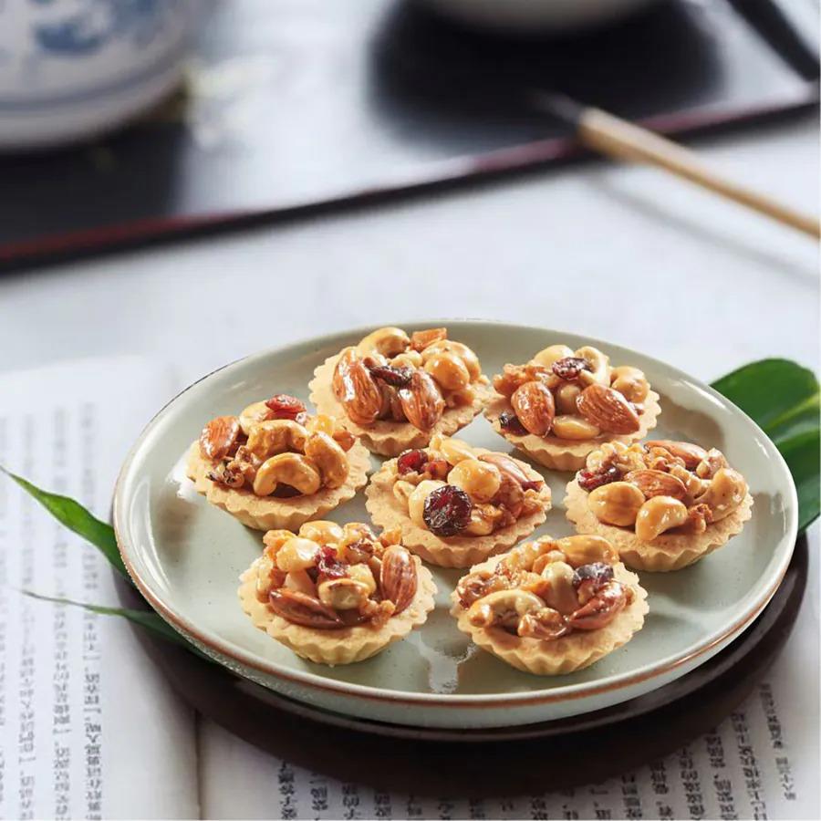 【紅豆食府】★9/1開始出貨★養生堅果塔禮盒(堅果塔30g*6入/盒) 中秋禮盒 -廠商直送