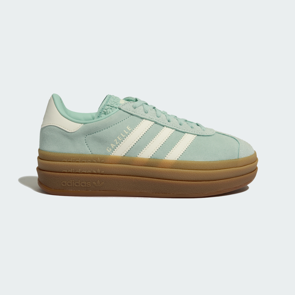 Adidas GAZELLE BOLD 運動休閒鞋｜帶有鞋帶裝飾的麂－疾速運動商城