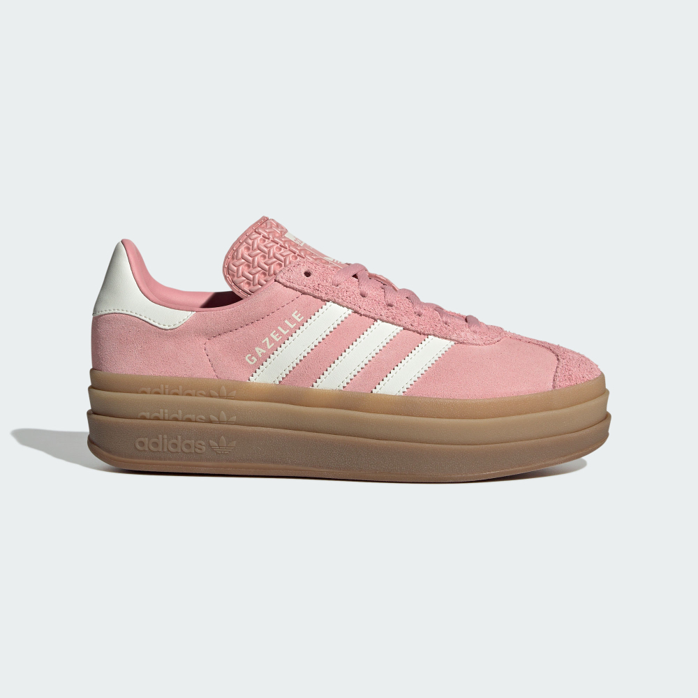 Adidas GAZELLE BOLD 運動休閒鞋｜帶有鞋帶裝飾的麂－優能運動用品