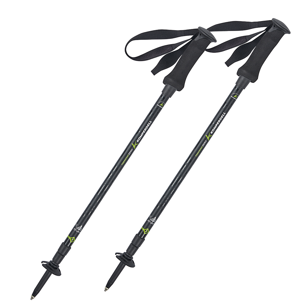 【Komperdell 奧地利】航太鋁合金旋轉登山杖(1742331002-S黑/健行登山/單支入/聯名款)