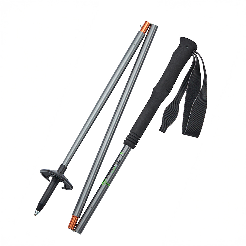 【Komperdell 奧地利】航太鋁合金快折登山杖(1942335710-S鐵灰/健行登山/快折/單支入)