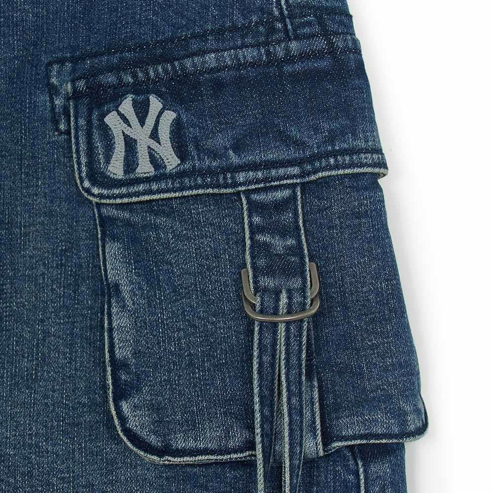 MLB 女版牛仔丹寧短裙  紐約洋基隊 (3FDSB0254-50INS)