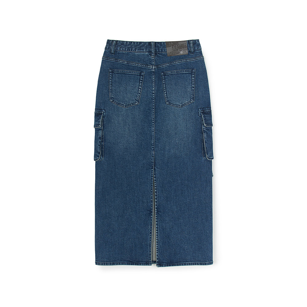 MLB 女版牛仔丹寧長裙  紐約洋基隊 (3FDSB0554-50INS)