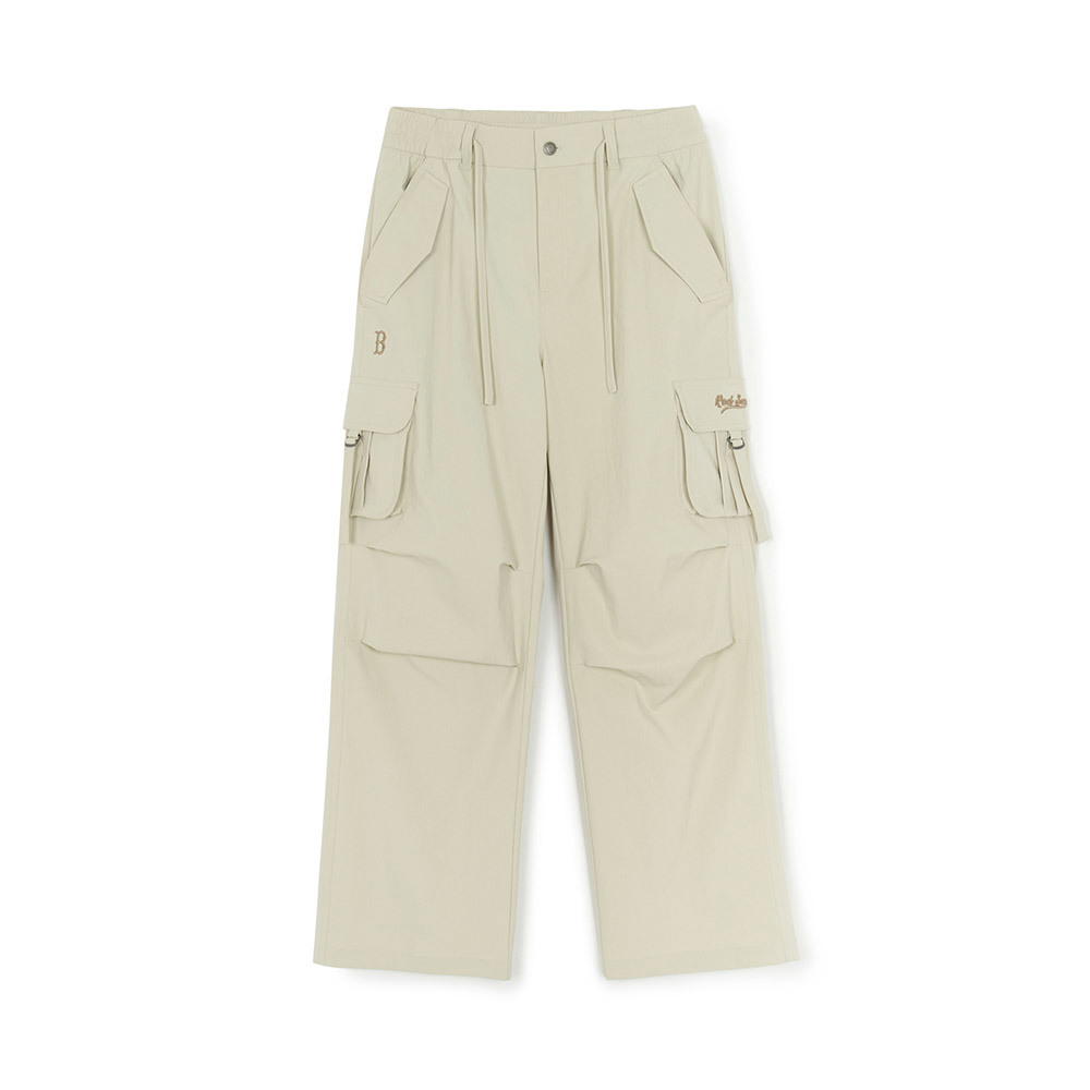 MLB 女版工裝褲 休閒長褲 Varsity系列 波士頓紅襪隊 (3FWPV0154-43SAL)