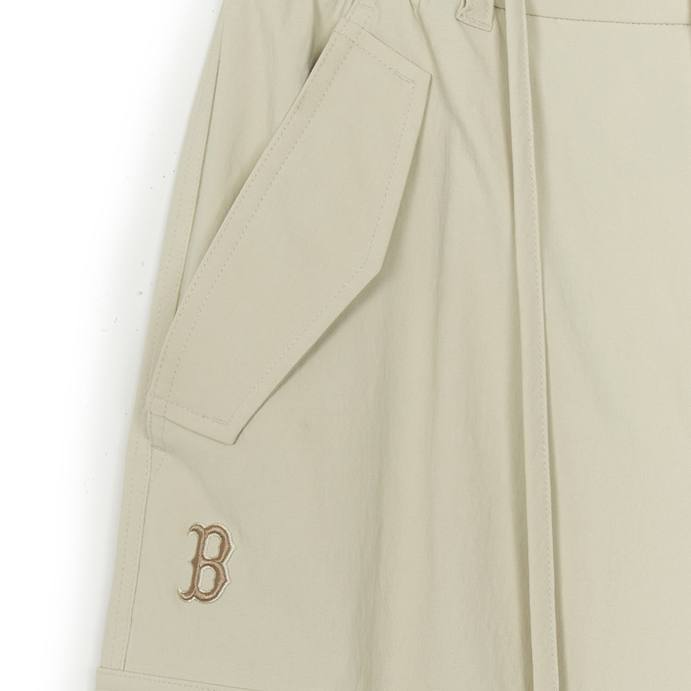 MLB 女版工裝褲 休閒長褲 Varsity系列 波士頓紅襪隊 (3FWPV0154-43SAL)