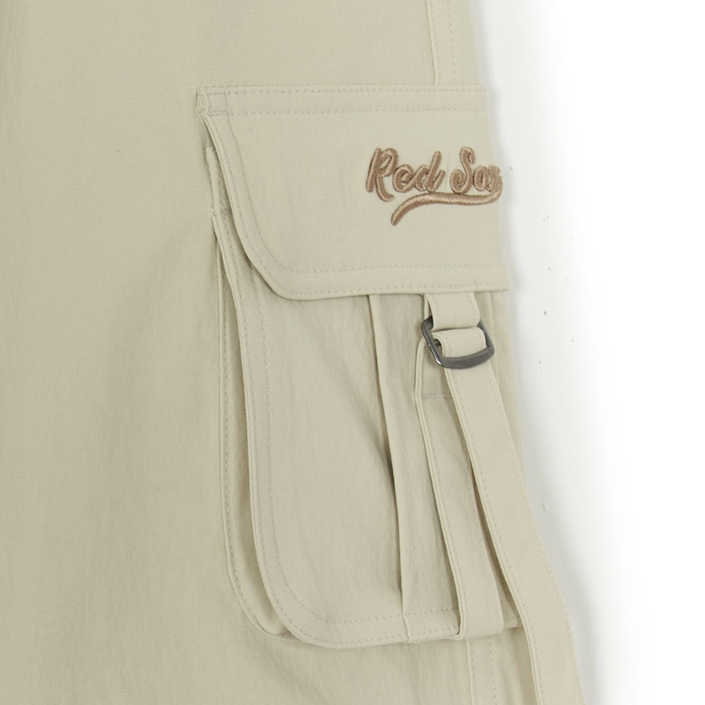 MLB 女版工裝褲 休閒長褲 Varsity系列 波士頓紅襪隊 (3FWPV0154-43SAL)