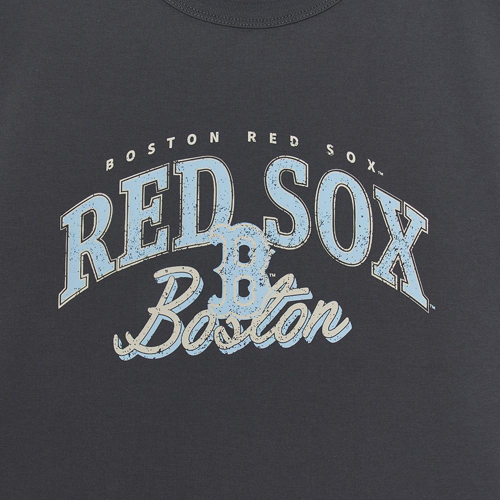 MLB 女版短袖T恤  Varsity系列  波士頓紅襪隊 (3FTSV0454-43CGS)