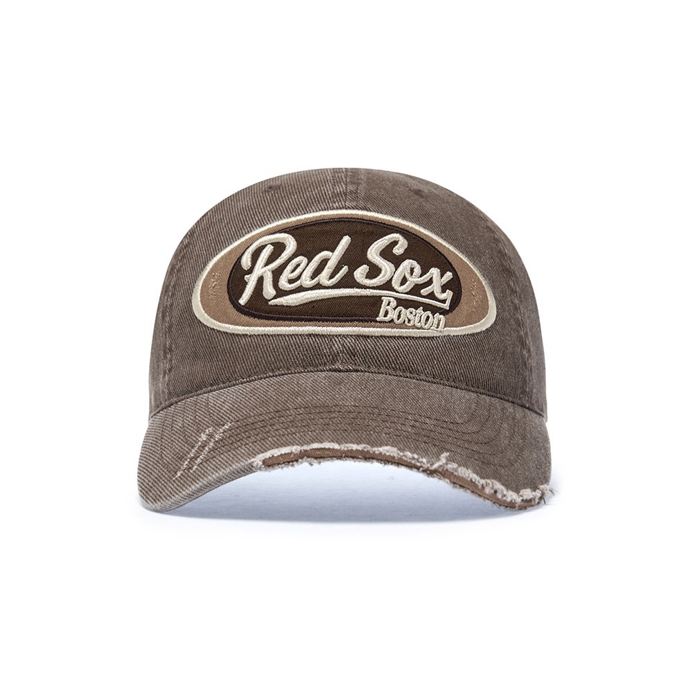 MLB 可調式軟頂棒球帽 Varsity系列 波士頓紅襪隊 (3ACPV265N-43BRS)