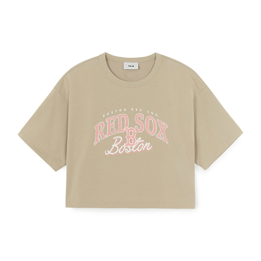 MLB 女版短袖T恤  Varsity系列  波士頓紅襪隊 (3FTSV0454-43SAS)