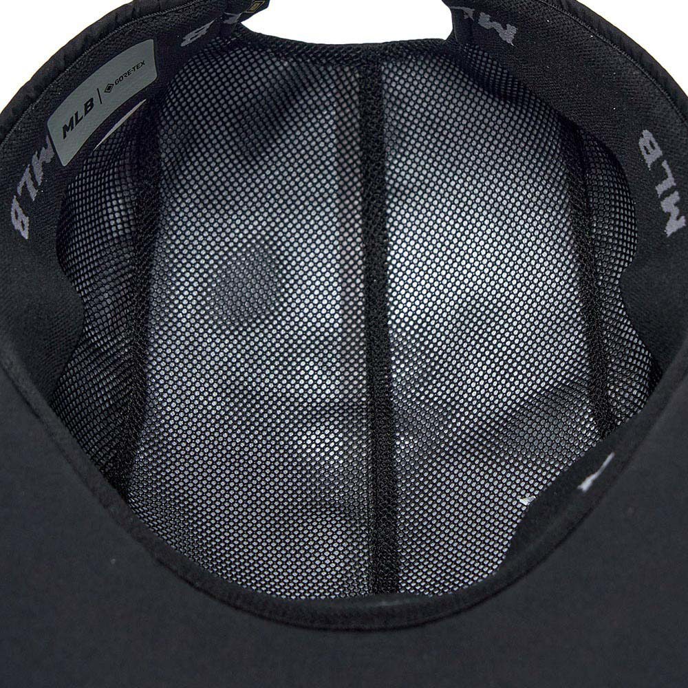 MLB GORE-TEX防水可調式軟頂 五分割帽 跑步帽 露營帽 紐約洋基隊 (3ACPB915N-50BKS)