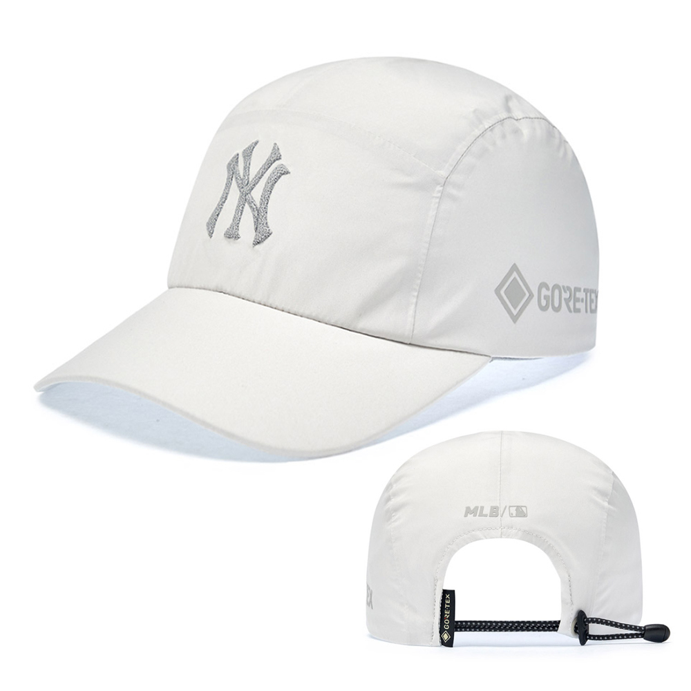 MLB GORE-TEX防水可調式軟頂 五分割帽 跑步帽 露營帽 紐約洋基隊 (3ACPB915