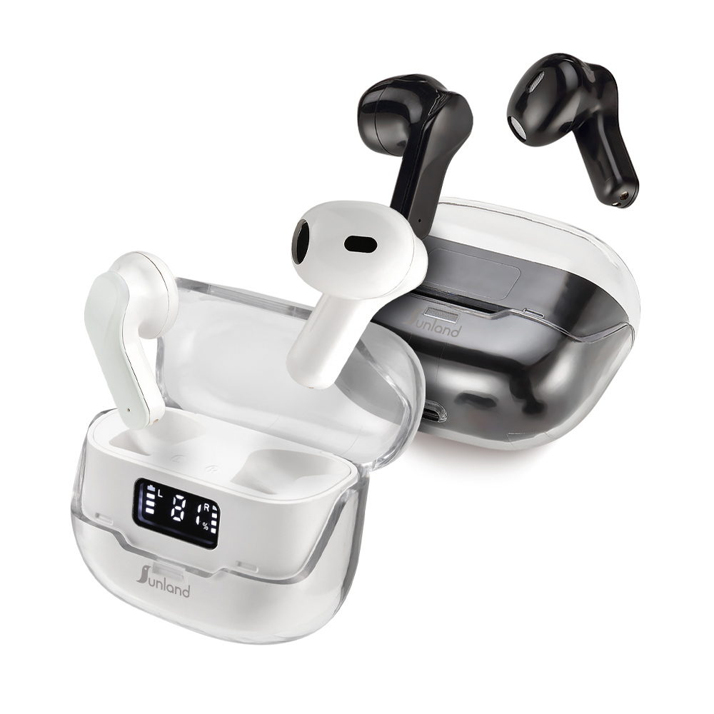 RONEVER ROBOT顯屏藍牙耳機-黑/白