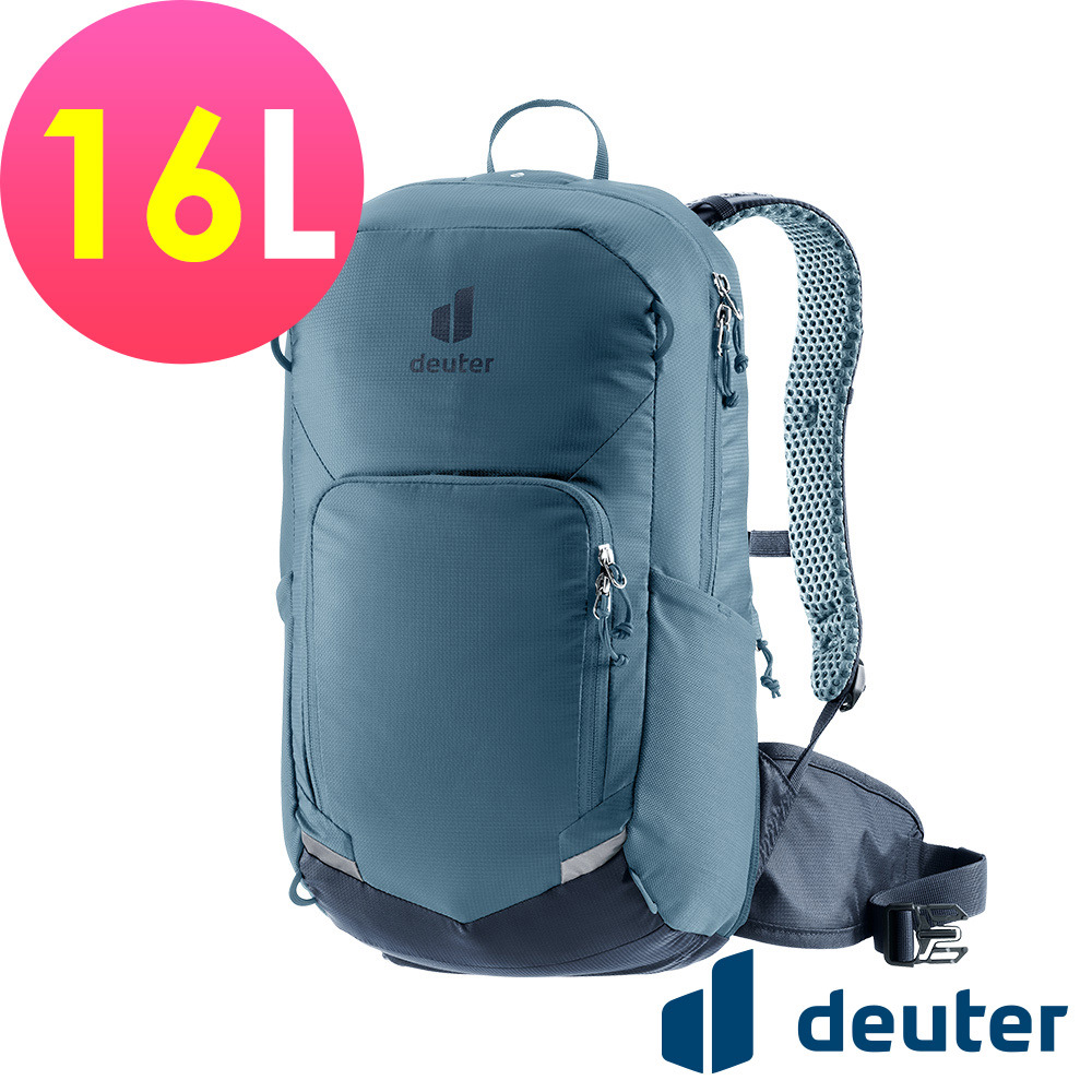 【deuter 德國】 Bike I自行車背包16L(3202025霧藍/休閒背包/旅遊背包)