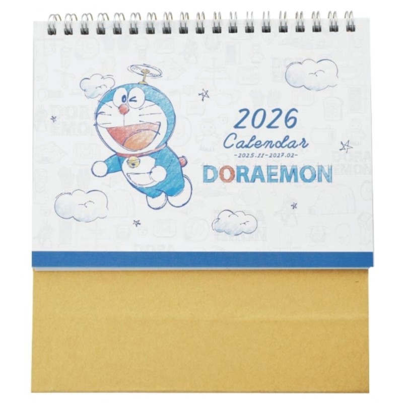 哆啦A夢 2026年 桌上型月曆/桌曆(中)