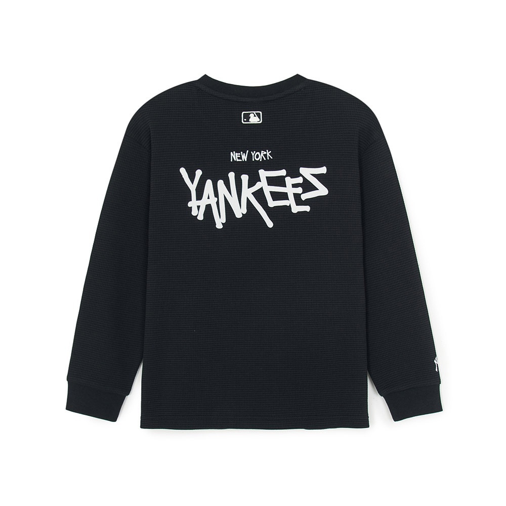 MLB KIDS 長袖T恤 童裝 紐約洋基隊 (7ATSB0554-50BKS)