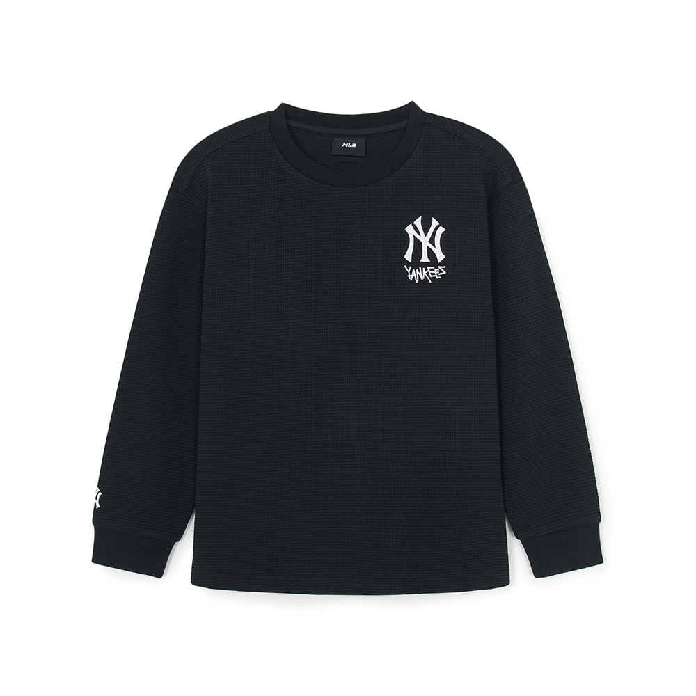 MLB KIDS 長袖T恤 童裝 紐約洋基隊 (7ATSB0554-50BKS)