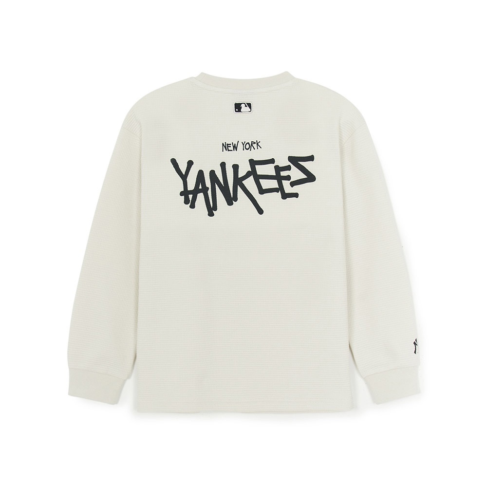 MLB KIDS 長袖T恤 童裝 紐約洋基隊 (7ATSB0554-50CRS)