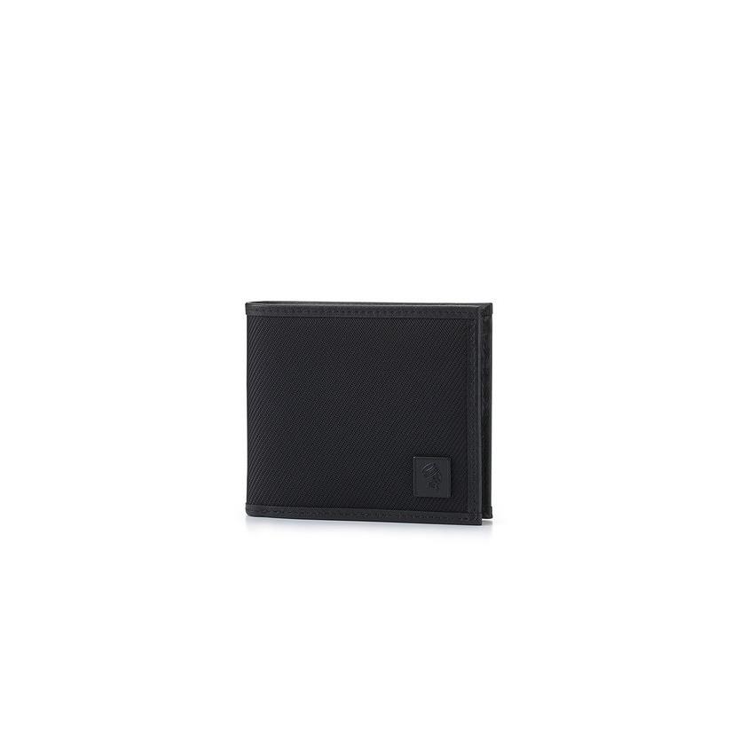 【PORTER INTERNATIONAL】CAKE 真皮雙折短夾 11865-033(黑色/灰色)