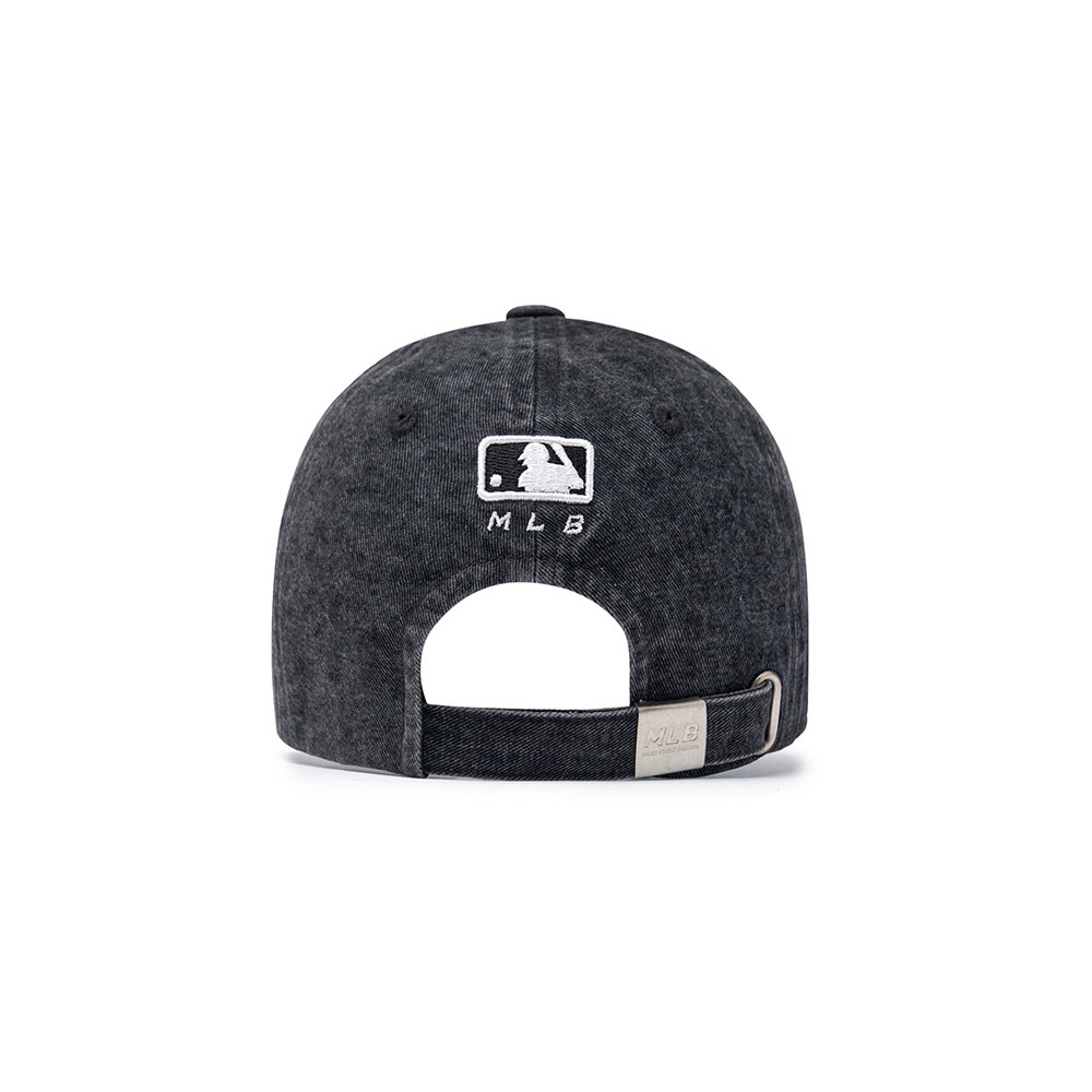 MLB KIDS 復古水洗刷舊可調式棒球帽 童帽 Varsity系列 紐約洋基隊 (7ACPV115N-50BKS)