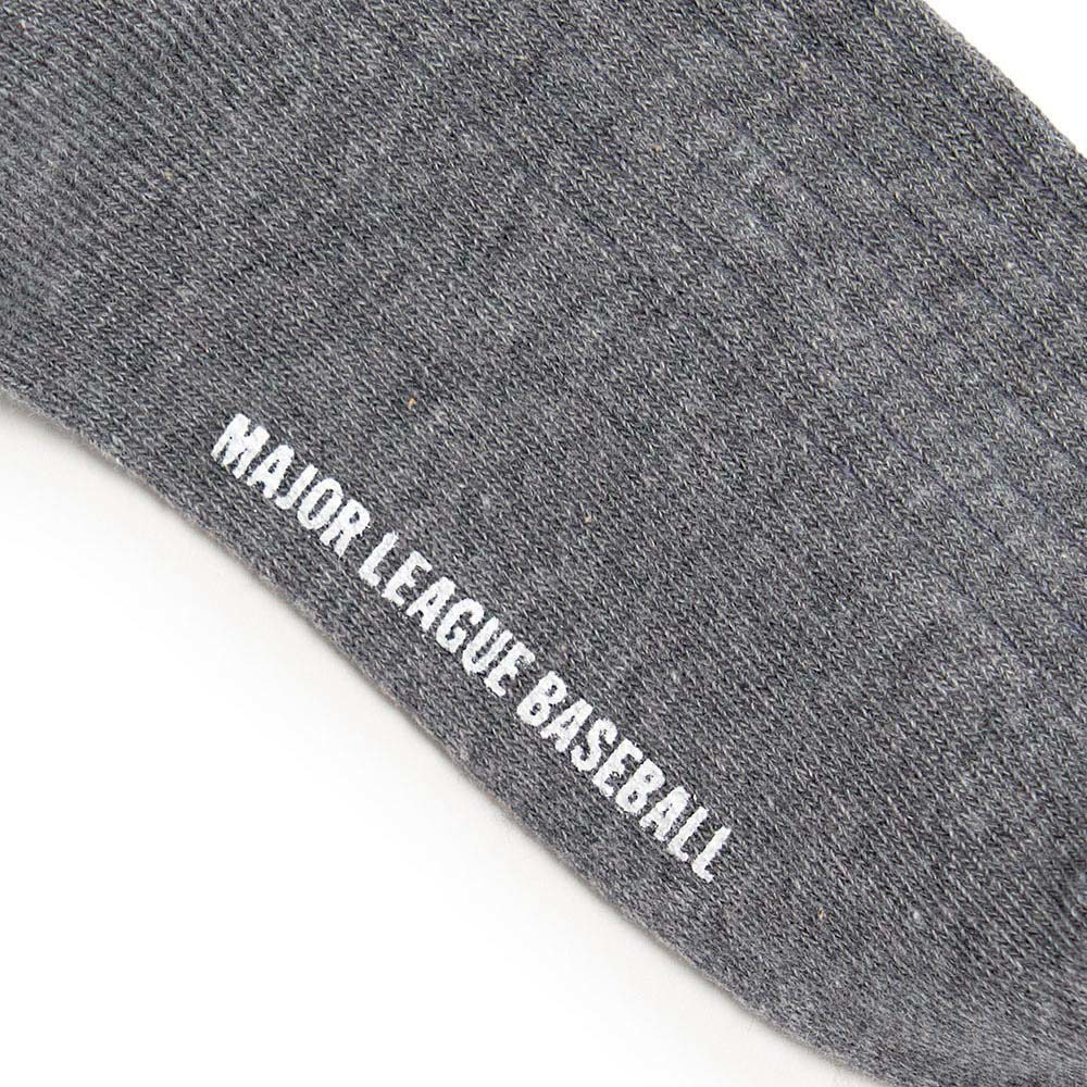 MLB KIDS 拼接層次及膝襪 童襪 Heart系列 紐約洋基隊 (7FSOH015N-50MGD)