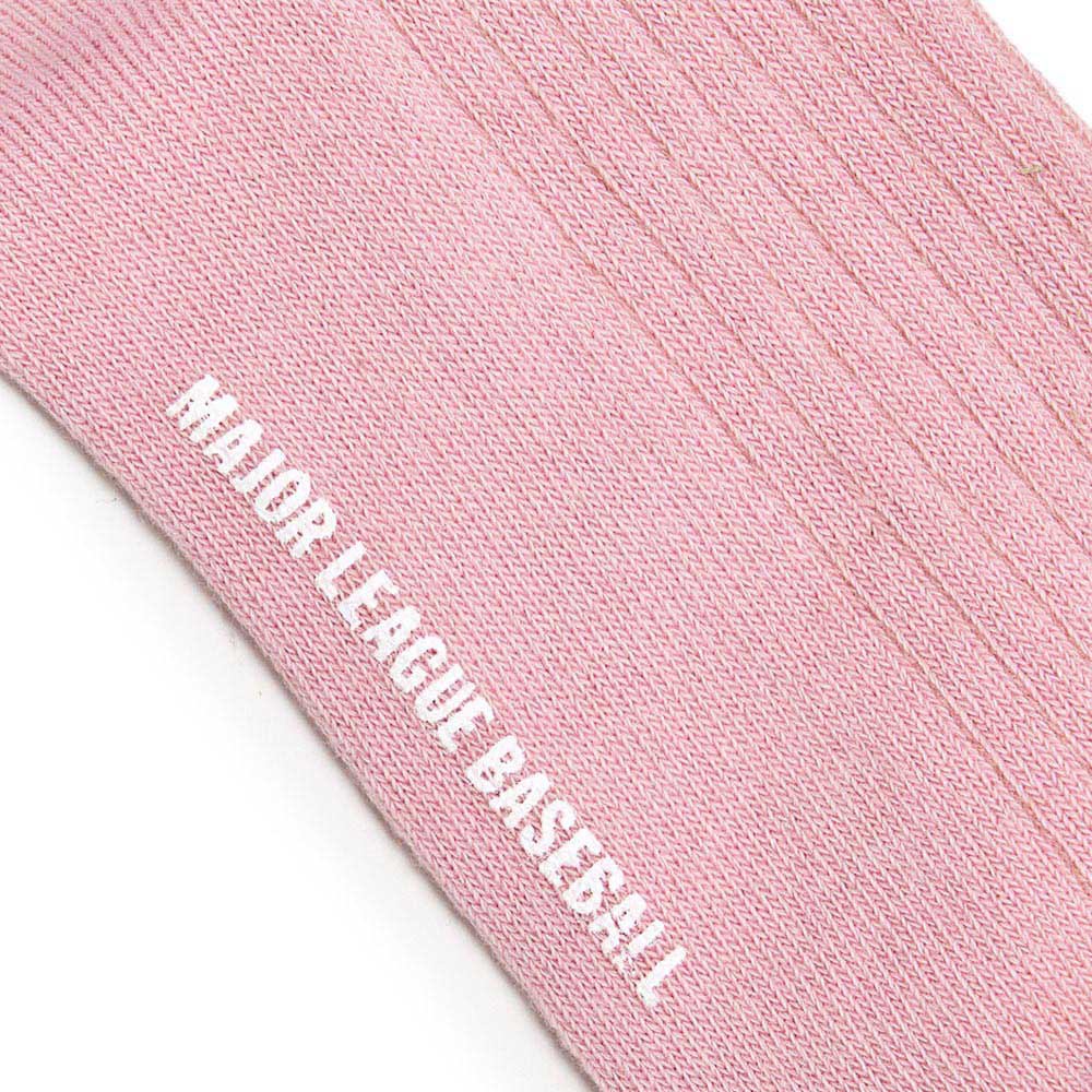 MLB KIDS 拼接層次及膝襪 童襪 Heart系列 紐約洋基隊 (7FSOH015N-50PKL)