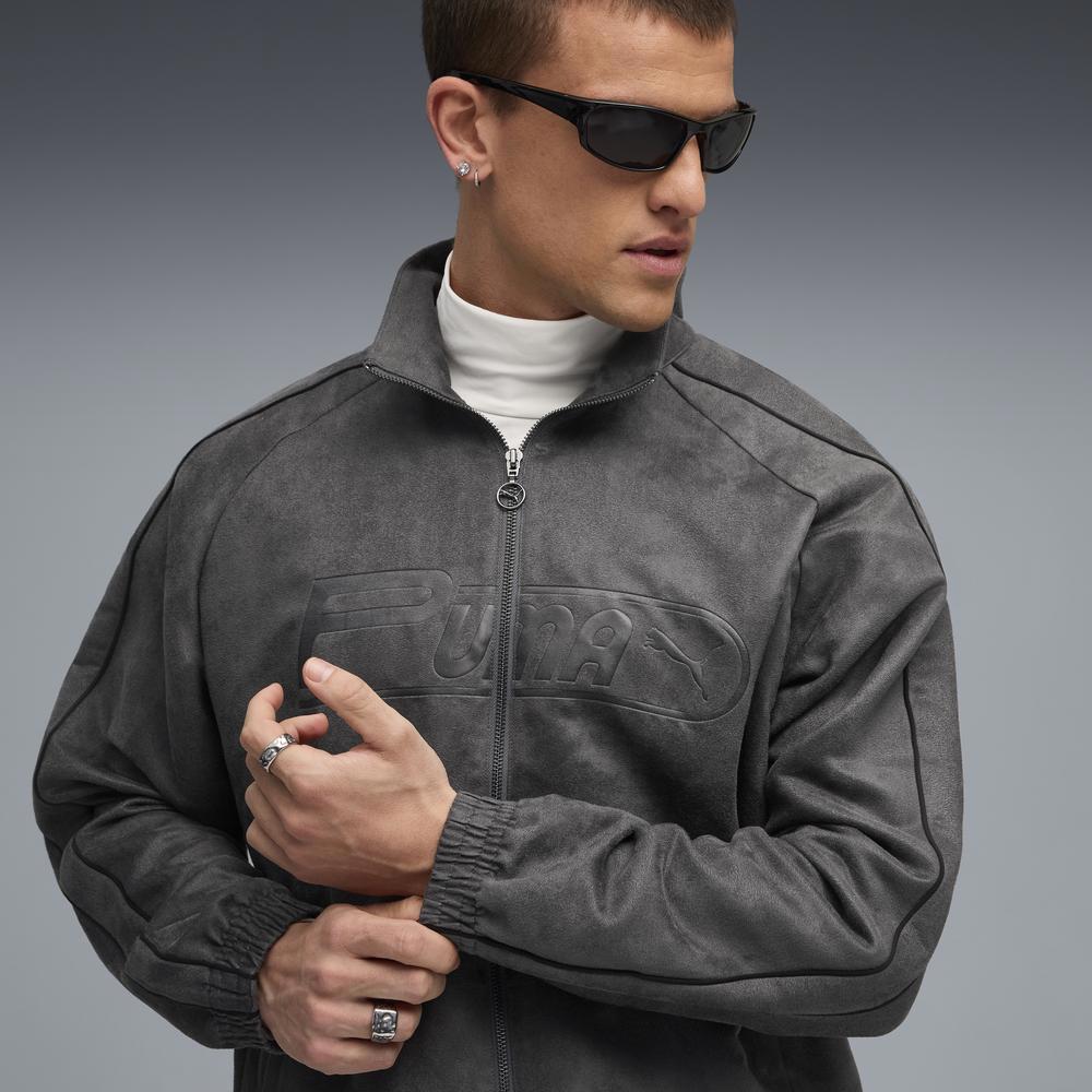 PUMA 流行系列T7仿麂皮立領外套 男性