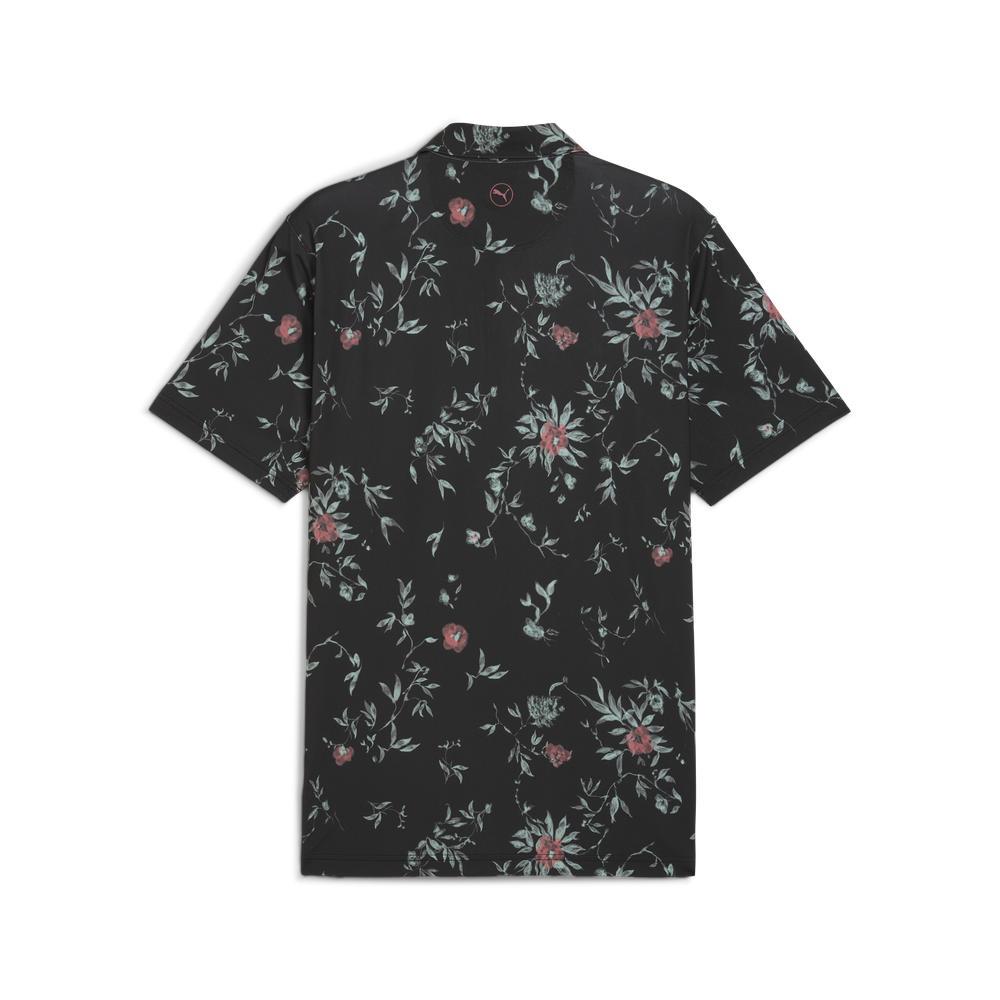 PUMA 高爾夫系列水樣花卉短袖Polo衫 男性